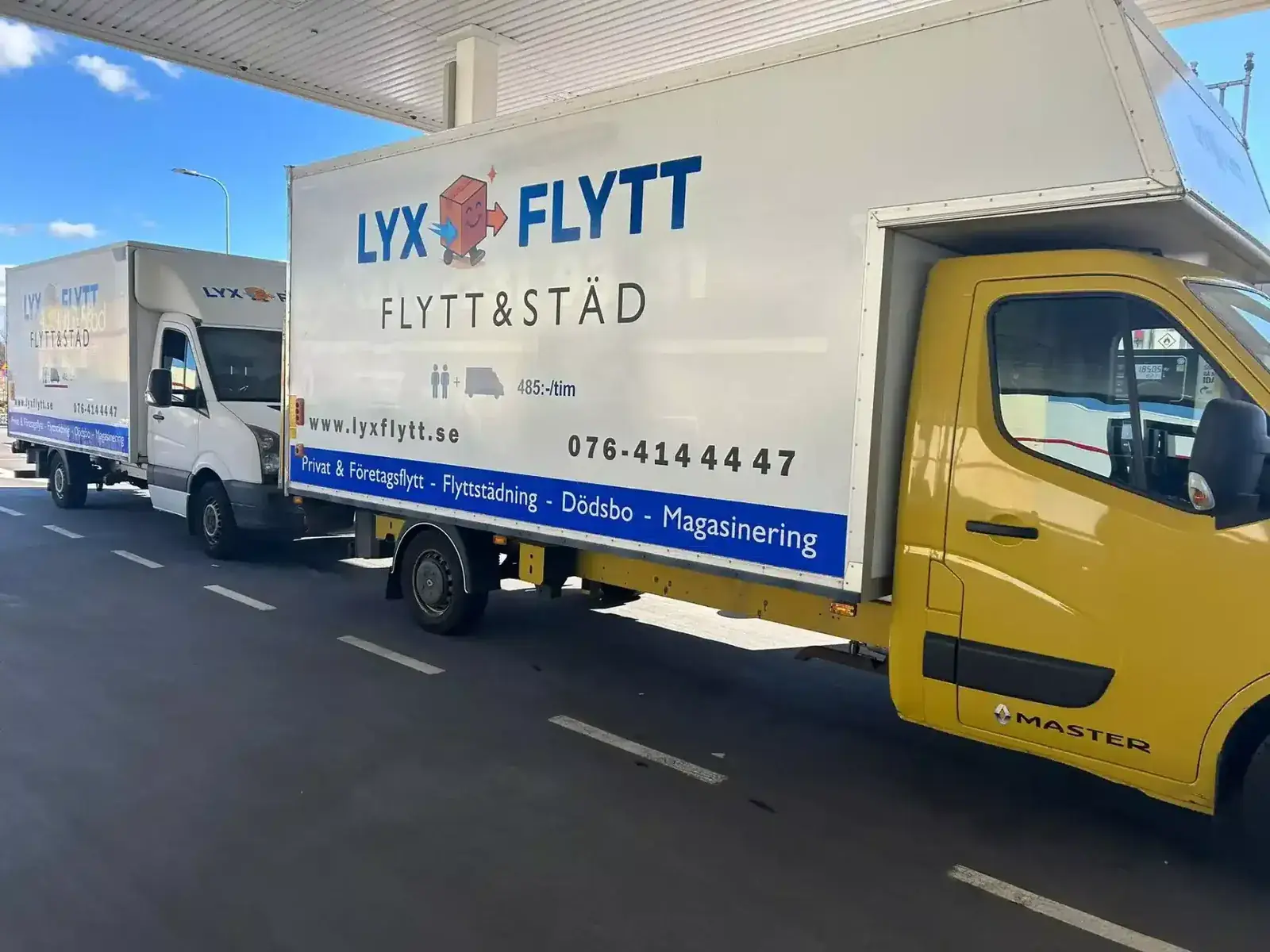 Lyx Flytt flyttbilar i Helsingborg och Skåne